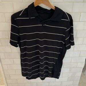 Men’s striped Lululemon polo